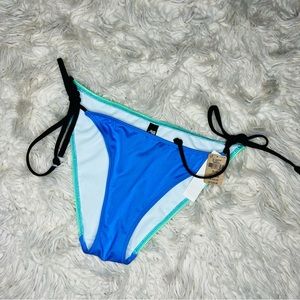 PINK Two Tone Blue and Green Bikini Bottom